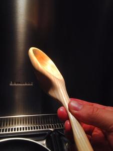 Old spoon that's lumpen and ugly