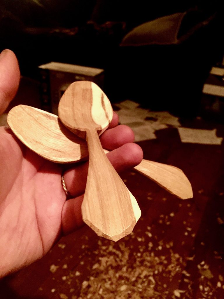 two newer spoons that are pretty